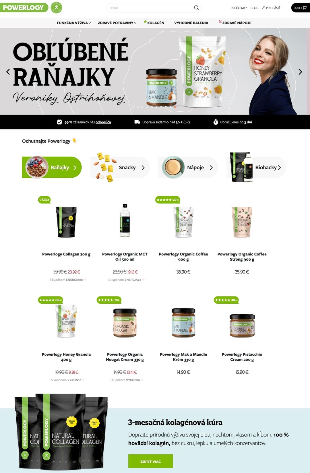 Powerlogy – e-shop na celú šírku