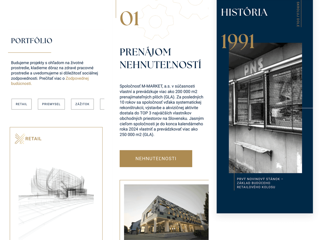 M-MARKET – mobilná verzia