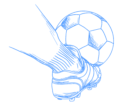 Ilustrácia futbalu