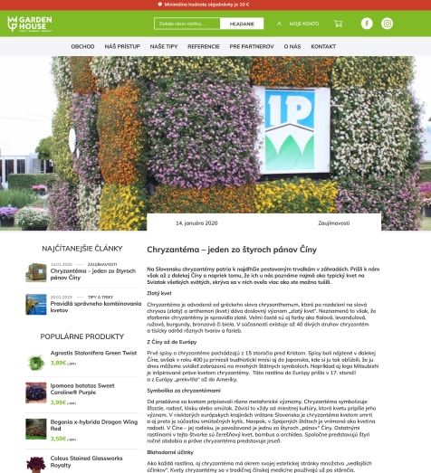 Gardenhouse.sk – článok