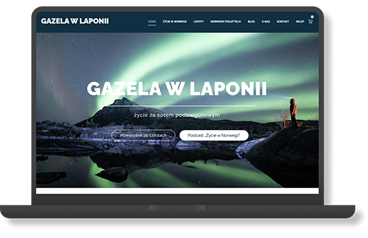 Gazela w Laponii