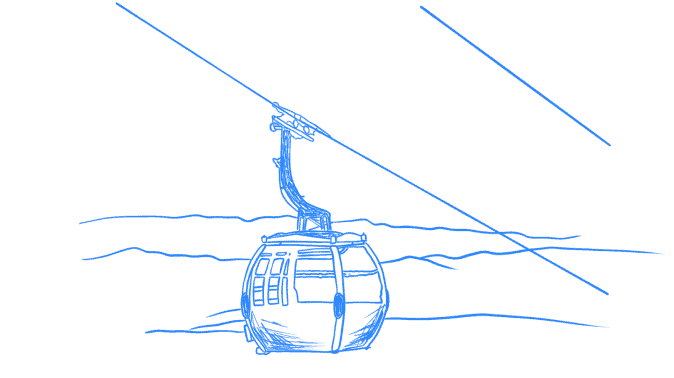 Kresba lanovky