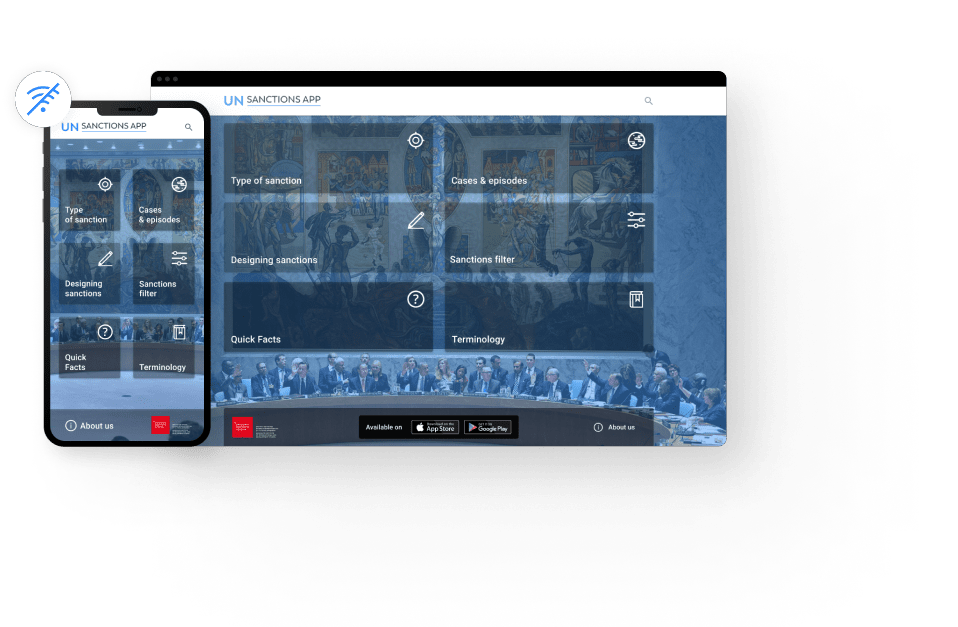 UN Sanctions APP – mobilná aplikácia