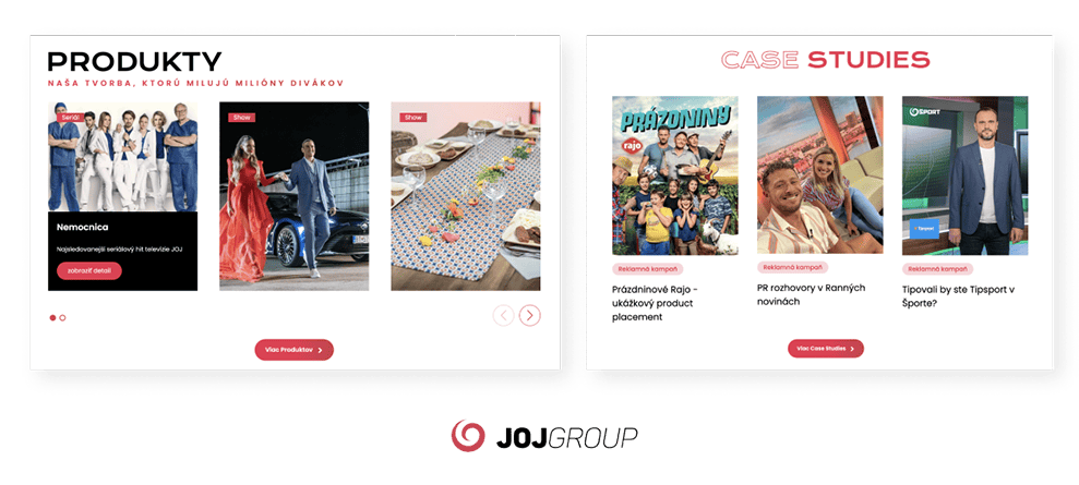 JOJ Group – web